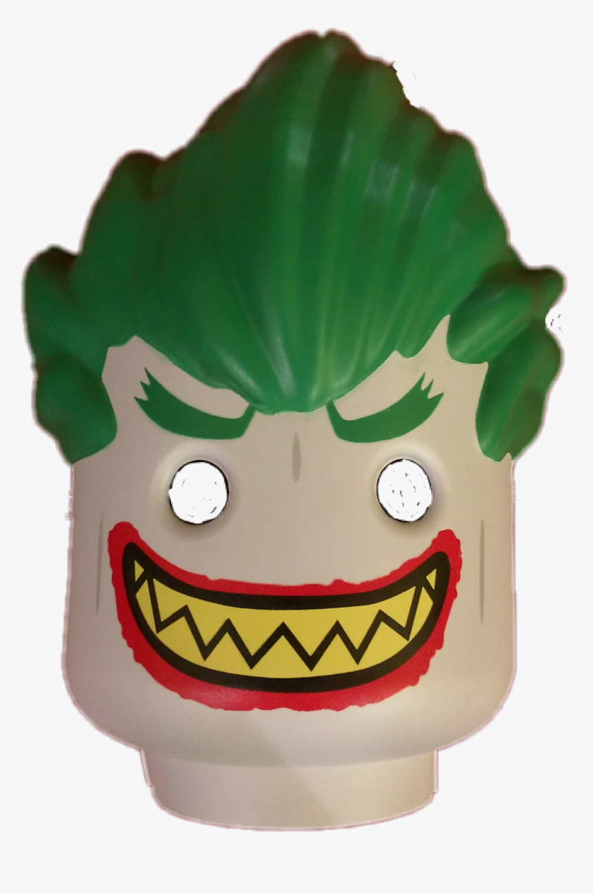 #joker #mask #batman #lego #green - Joker Kids Mask, HD Png Download
