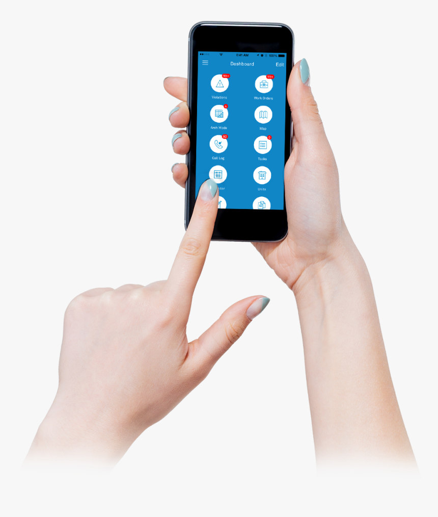 Phone In Hand Png - Phone In Hand Transparent Background, Png Download