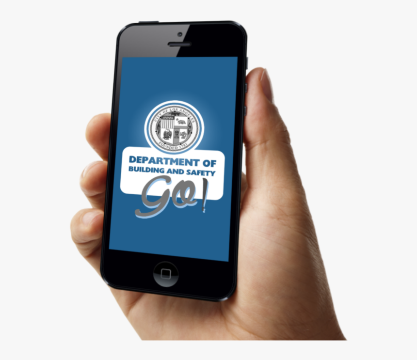 Hand With Mobile Phone - Los Angeles, HD Png Download