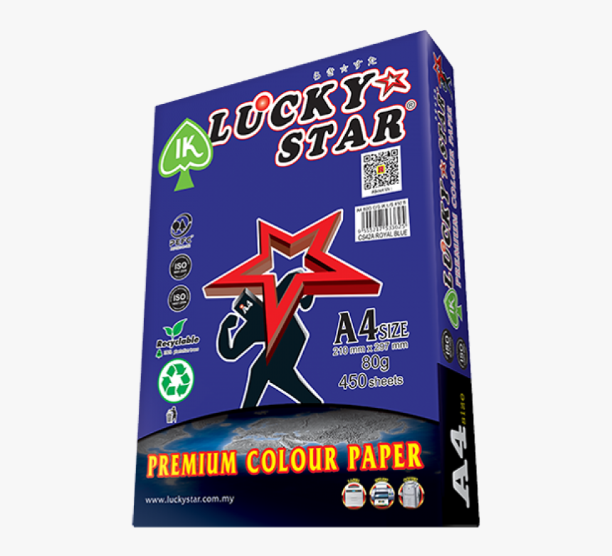 Lucky Star Red Paper, HD Png Download