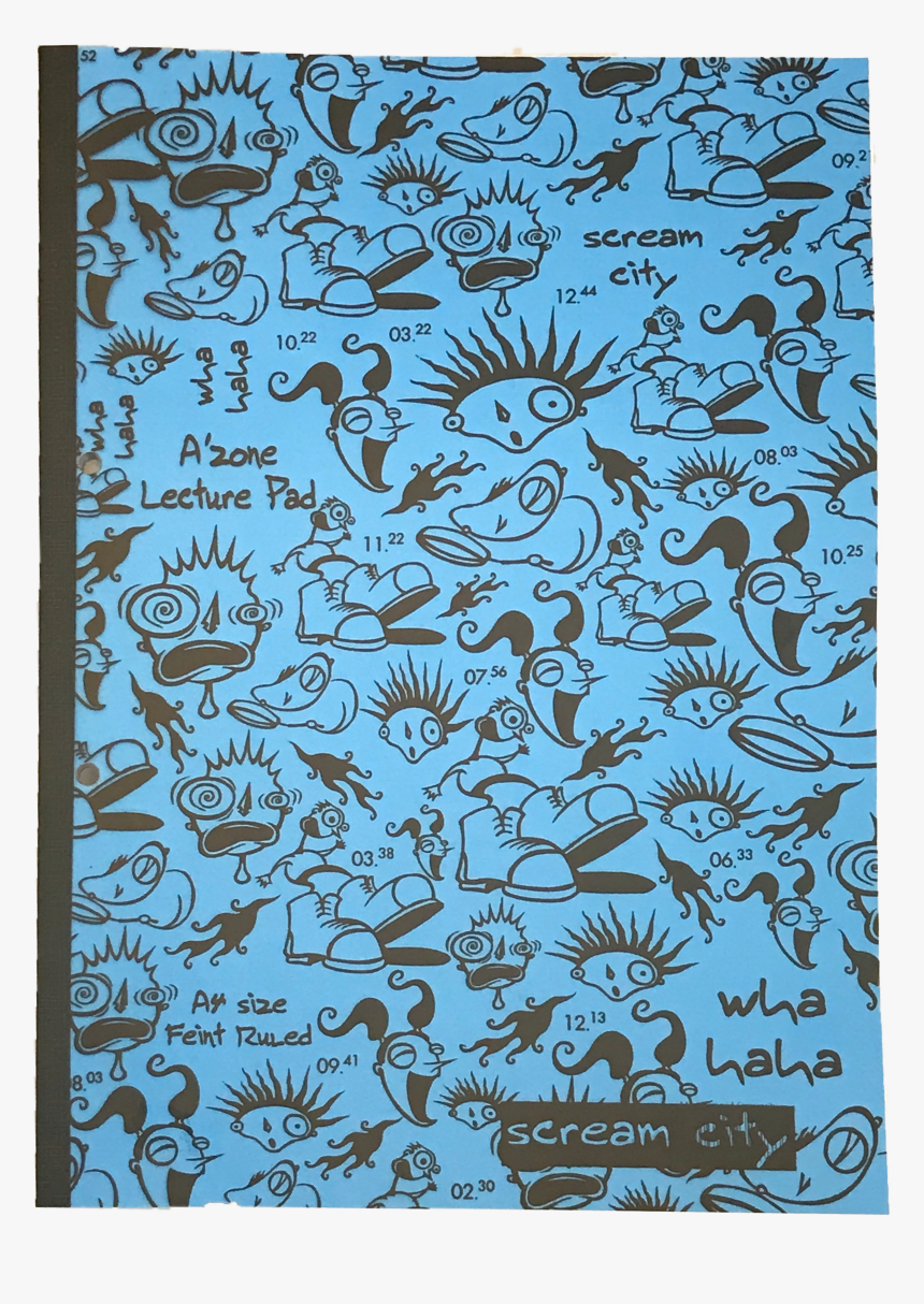 Lecture Pad A4 Scream City 
 Title Lecture Pad A4 Scream - Scream City Notebook, HD Png Download
