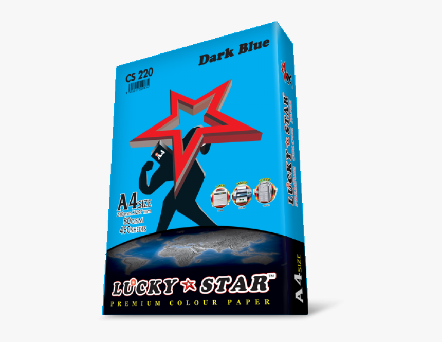 Lucky Star A4 Paper 80gsm, HD Png Download