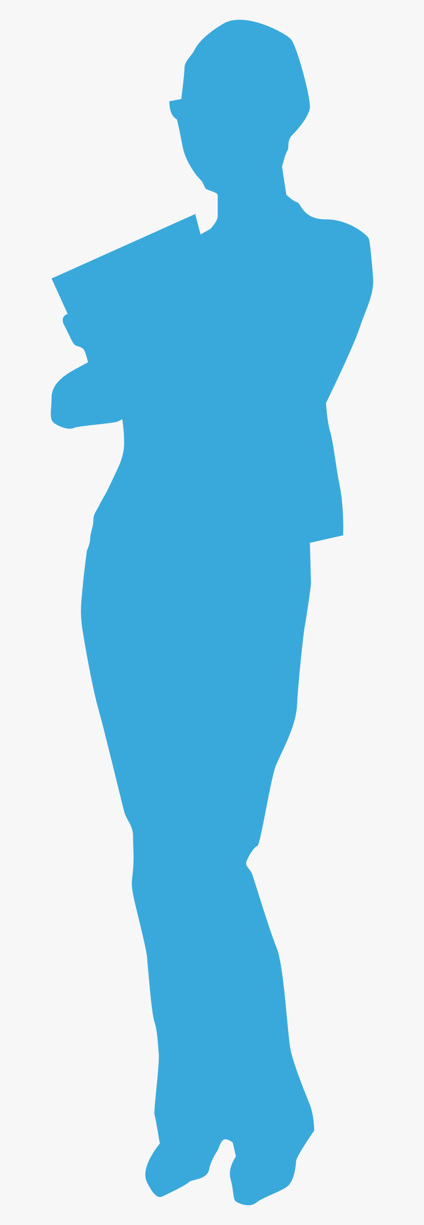 Student Girl Clip Arts - Secretary Silhouette Png, Transparent Png