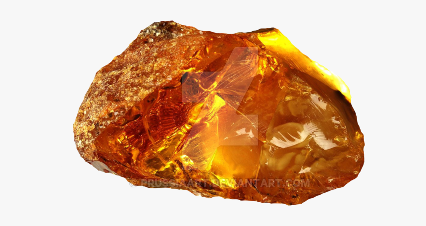 Amber Stone By Prussiaart Plu - Amber Stone Png, Transparent Png