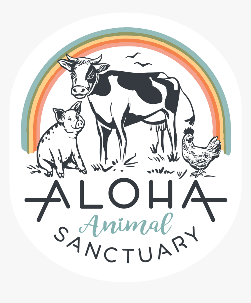Aloha Animal Sanctuary Logo Oval - Label, HD Png Download