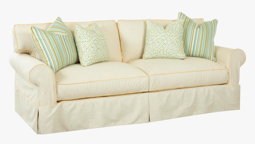 White Sofa Png, Transparent Png