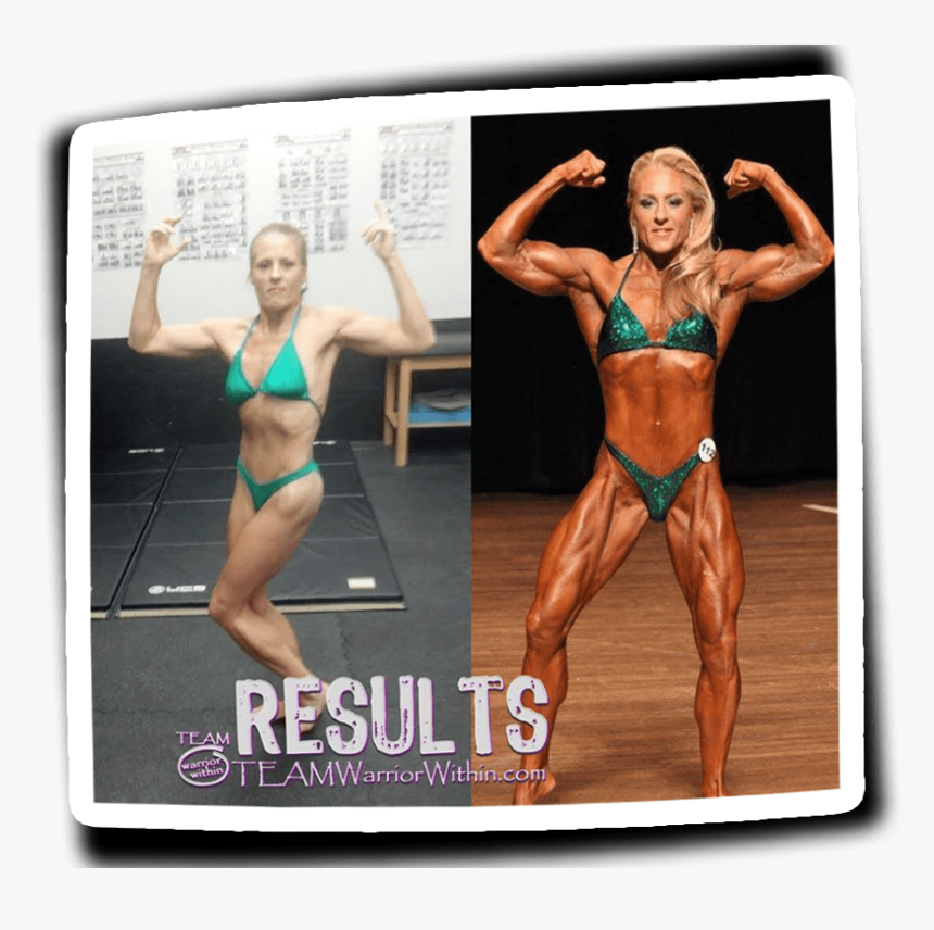 Before & After Shot - Before And After Ifbb Pro Women, HD Png Download