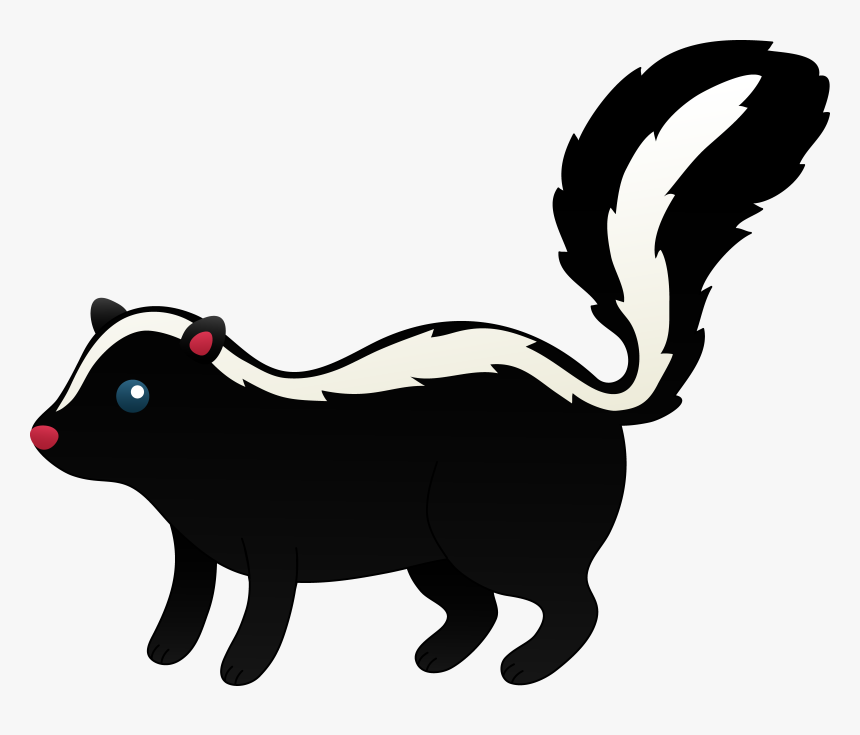 Skunk Clipart Easy, HD Png Download