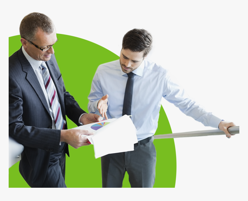 Two Businessmen Talking - Tcs Customers, HD Png Download