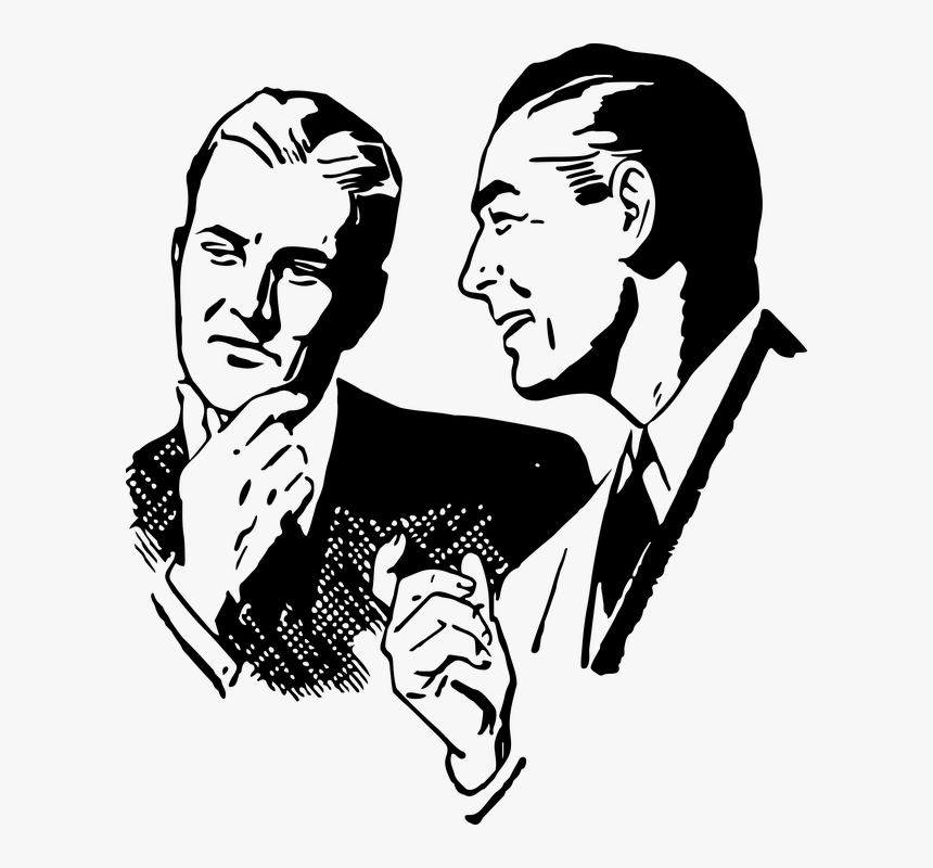 Vintage, Retro, Business, Men, Discuss, Meeting, Think - Man Acts Like A Bitch, HD Png Download
