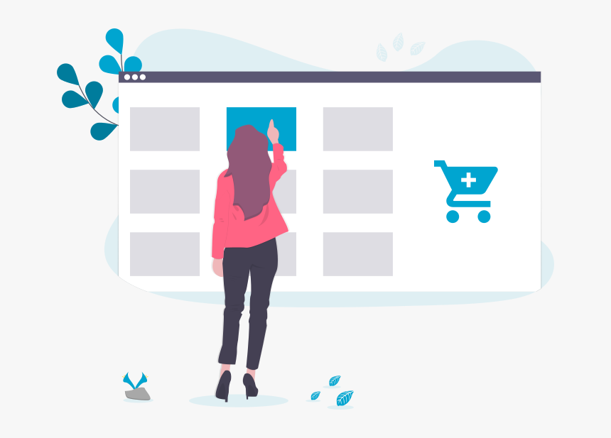 Ecommerce Development - Abandoned Cart Illustration, HD Png Download