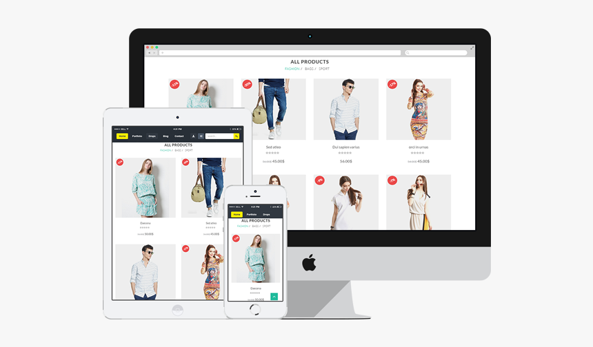 Ecommerce Website, HD Png Download