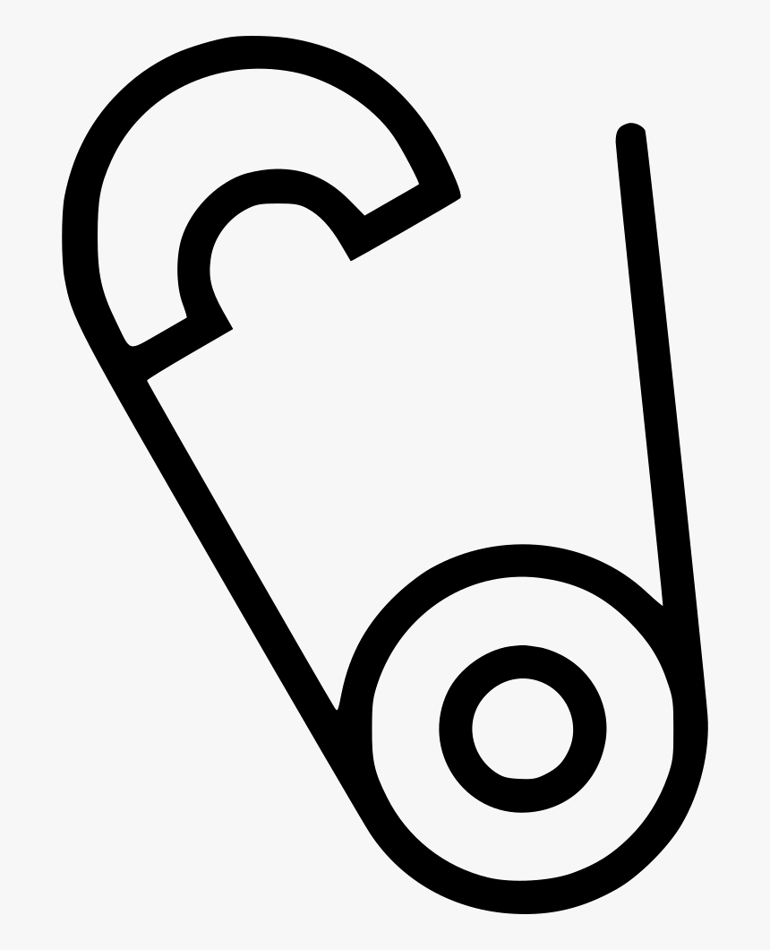 Safety Needle Pin Diaper Cloths Fabric Closed, HD Png Download