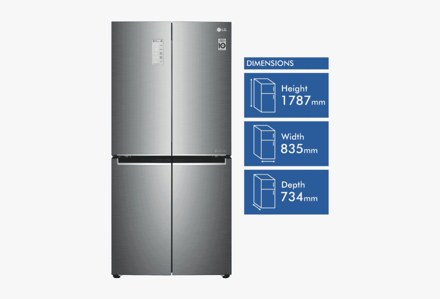 Westinghouse 702l French Door Fridge, HD Png Download