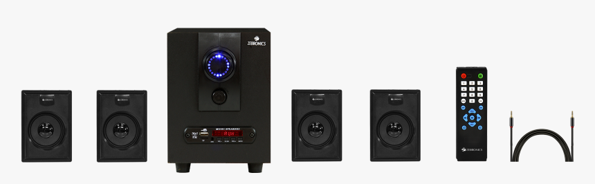 1 Multimedia Speaker 
 Title Zebronics - Studio Monitor, HD Png Download