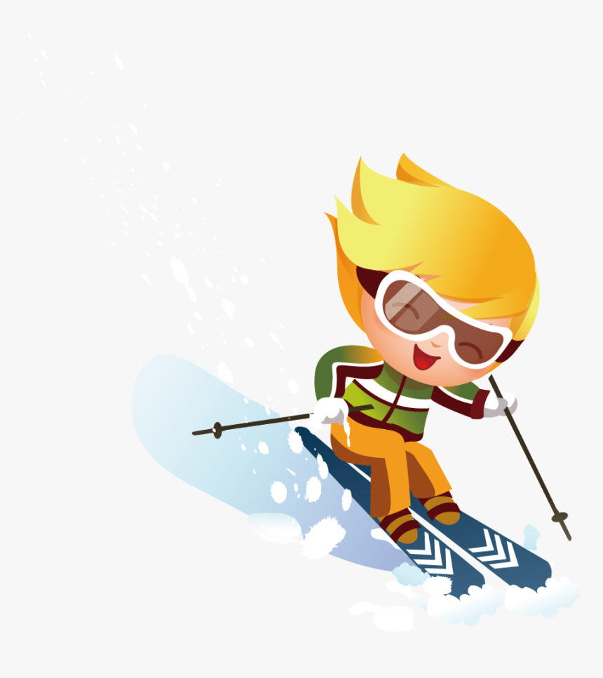 Svg Royalty Free Alpine Skiing Stock Photography Clip - Skiing Clip Art, HD Png Download