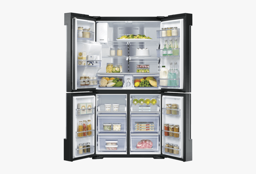 Samsung Family Hub Fridge 4 Door, HD Png Download