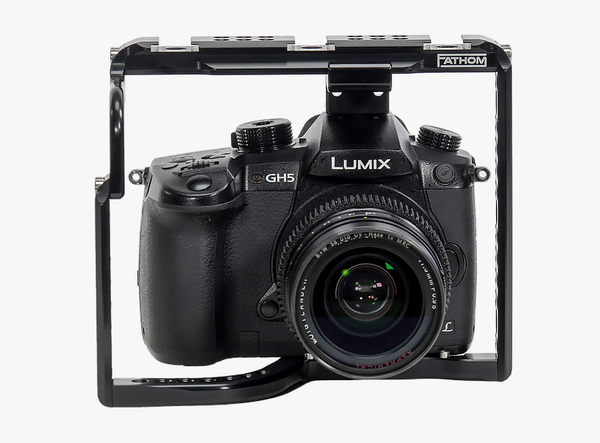 Fathom Cage Gh5 - Mirrorless Interchangeable-lens Camera, HD Png Download