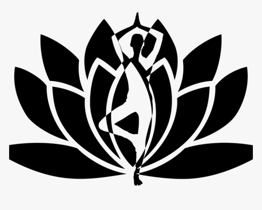 The Sacred Cow & Gomukhasana - Yoga Clip Art Black And White, HD Png Download