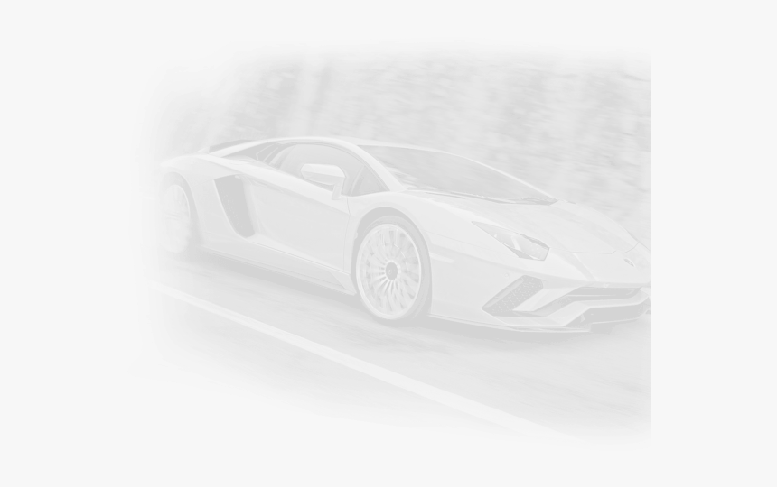 Drawn Lamborghini Transparent Car - Lamborghini Aventador, HD Png Download