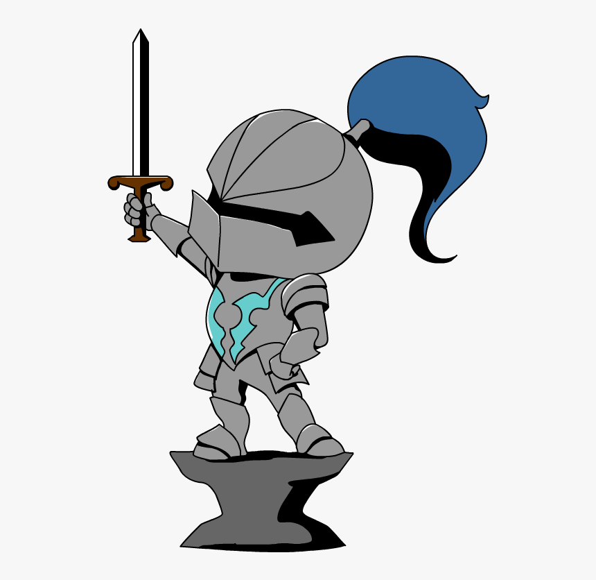 Sword In The Stone Knight V3 - Cartoon, HD Png Download