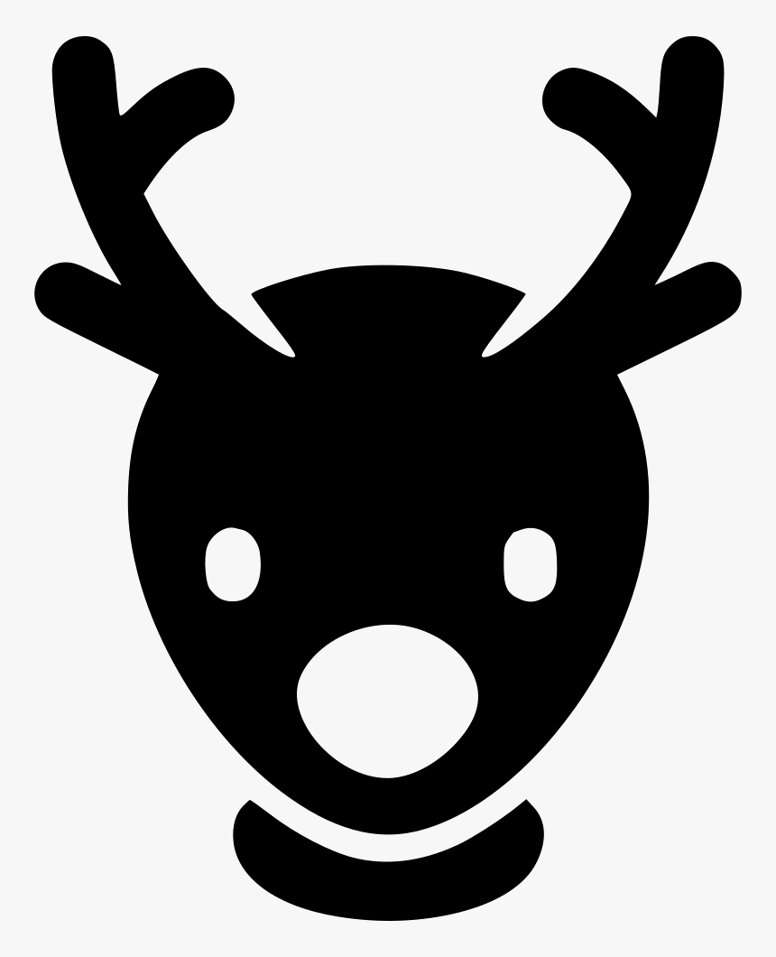 Christmas Deer - Cartoon, HD Png Download