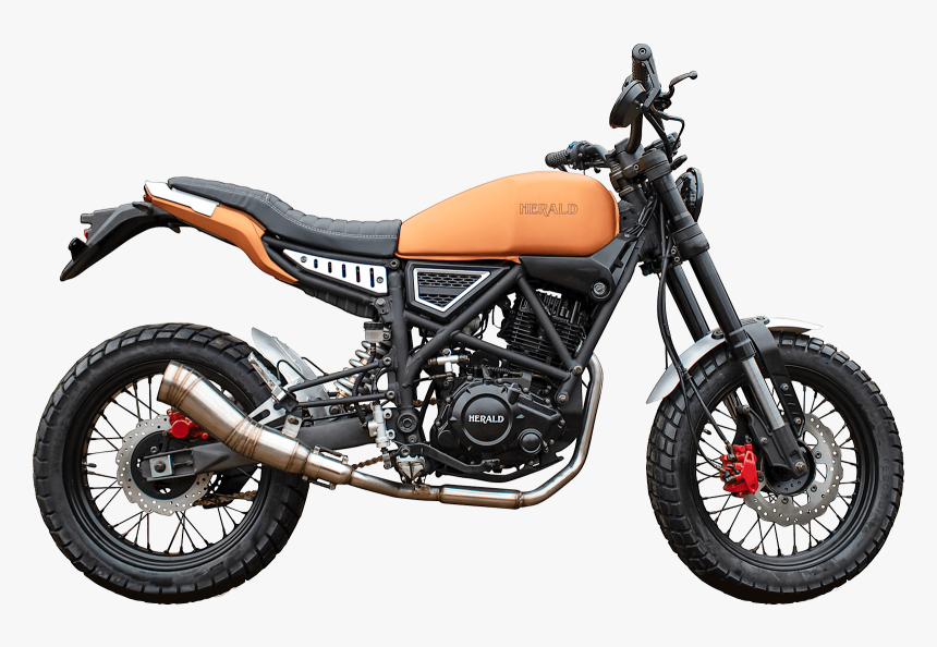 Brat - Retro 125 Motorbike, HD Png Download