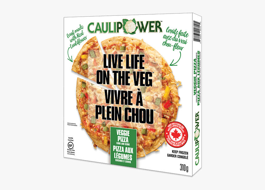 Veggie Caulipower Pizza Packaging - California-style Pizza, HD Png Download