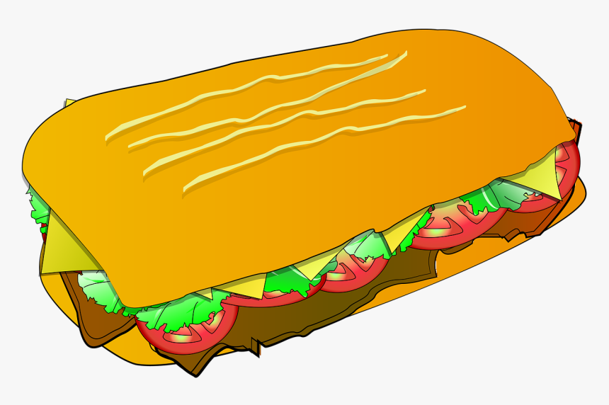 Dibujo Sándwich Png, Transparent Png