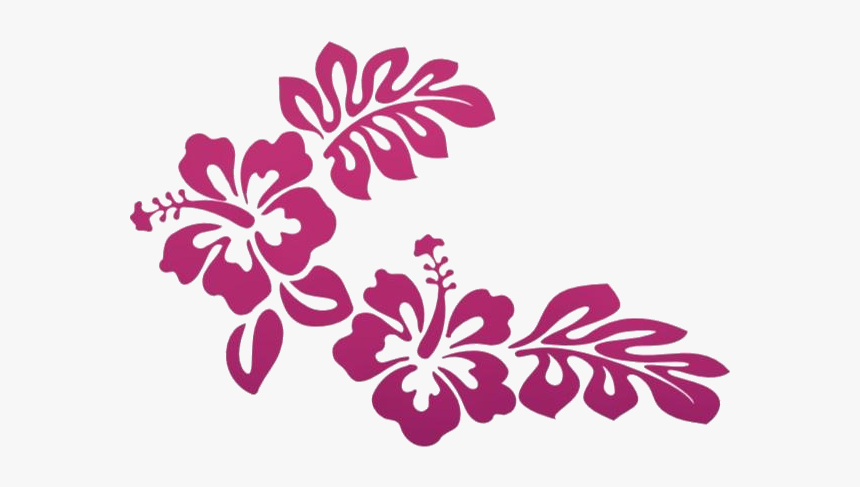 Hibiscus Flower Hd Png Clipart Download - Design Black And White, Transparent Png