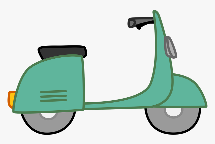 รูป มอ ไซ ค์ การ์ตูน, HD Png Download