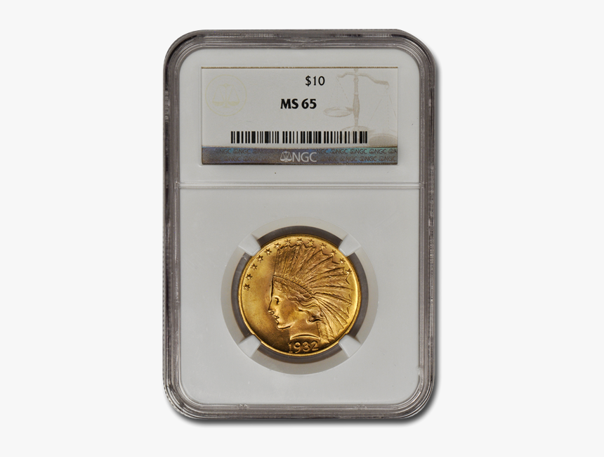 Picture Of $10 Indian Head Gold Coins Ms - Indian Gold Coin Real, HD Png Download