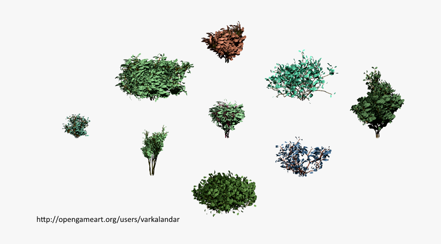 Hjm Bushes 12 Alpha - Illustration, HD Png Download