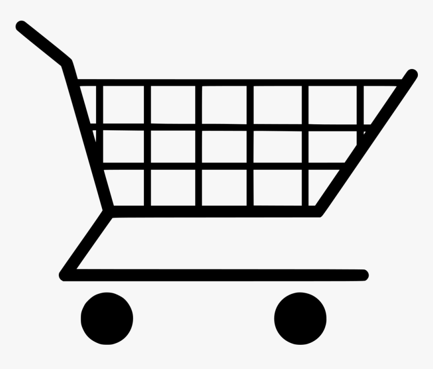 Transparent Grocery Cart Png - Shopping Cart Clip Art, Png Download