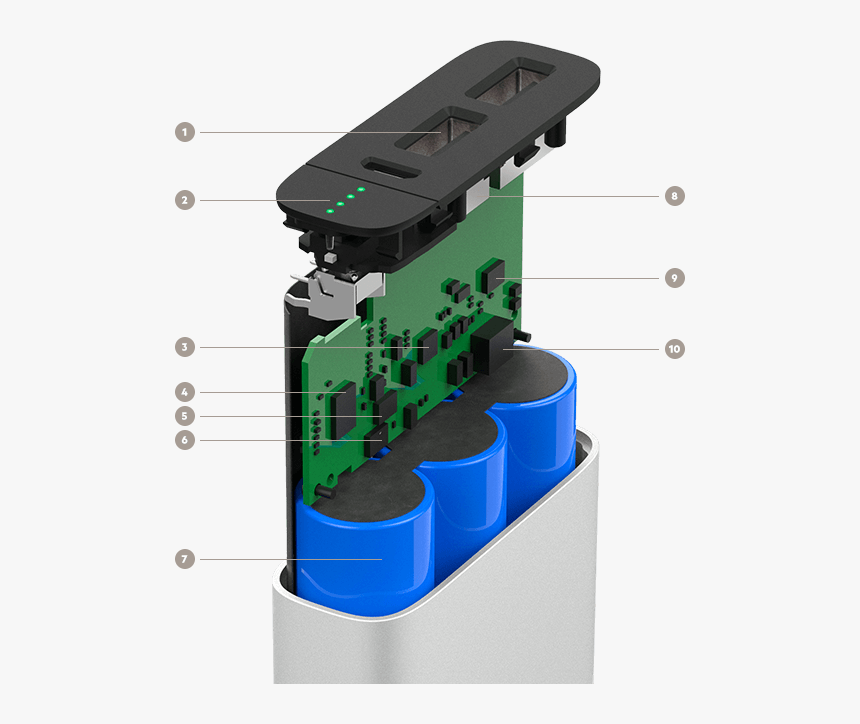Power Bank Key Features - Power Bank Belkin 6600, HD Png Download
