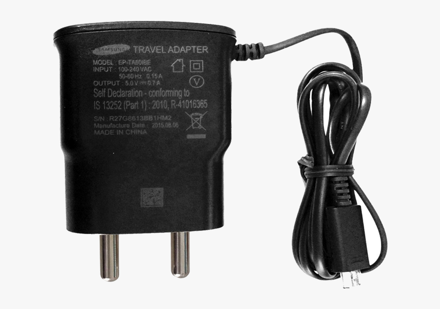 Black Samsung Original Charger, HD Png Download