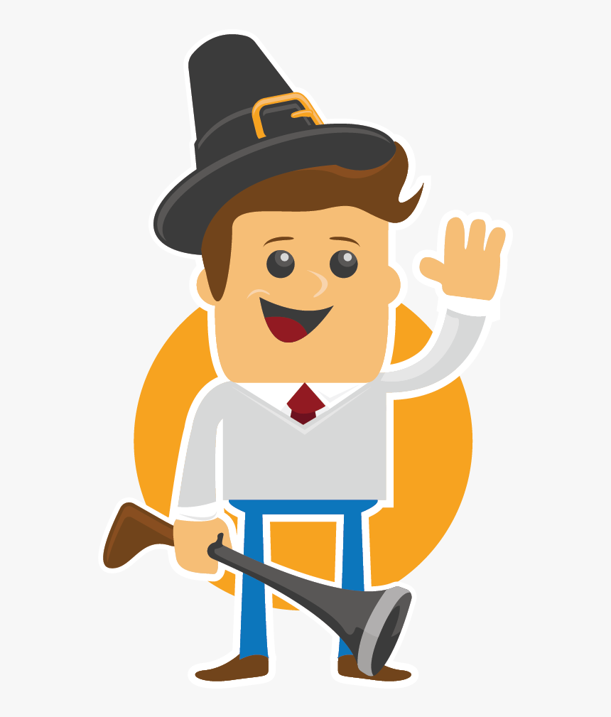 Transparent Thanksgiving Hat Png - Cartoon, Png Download