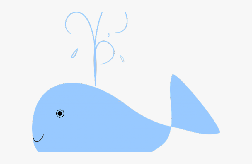 Transparent Water Fountain Clipart - Whale Clip Art, HD Png Download