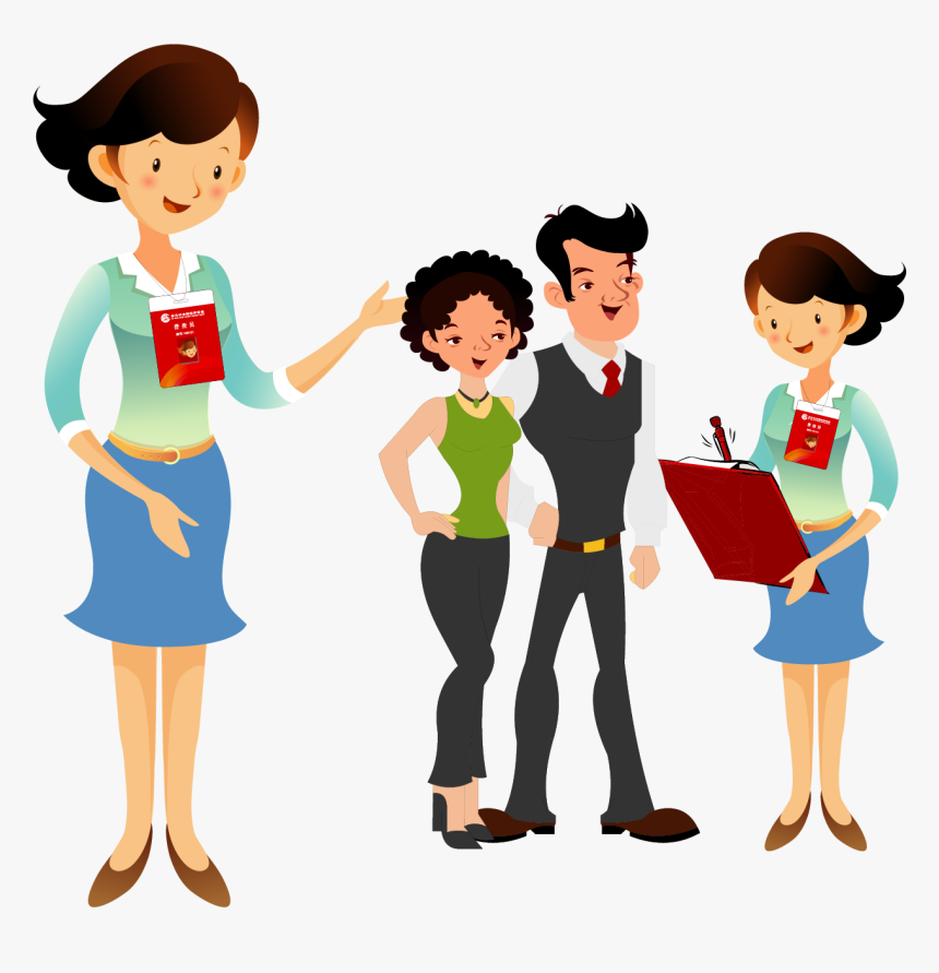 Businessman Clipart Standing - Cartoon, HD Png Download