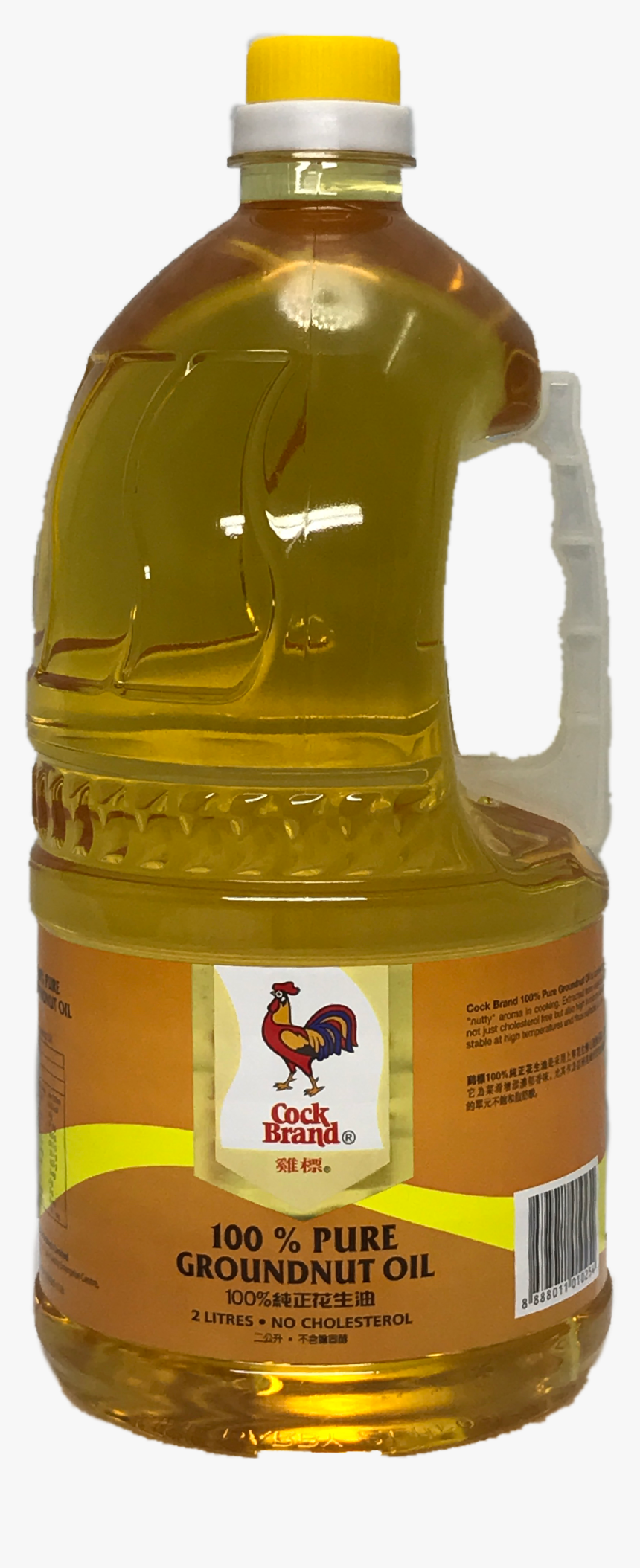 Cock Brand 100$% Pure Groundnut Oil 2l 
 Title Cock - Cock Brand Groundnut Oil, HD Png Download