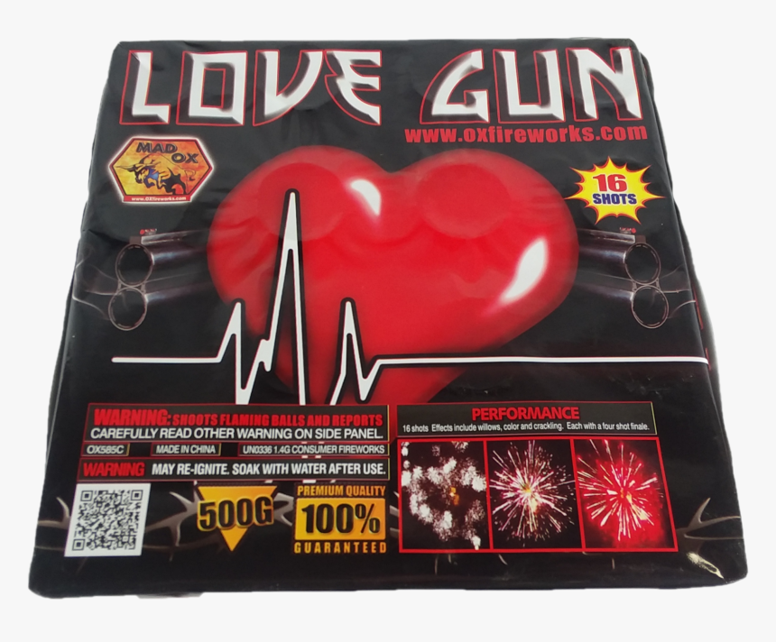 Ox585 Rock The Nightblock Love Gun - Darts, HD Png Download