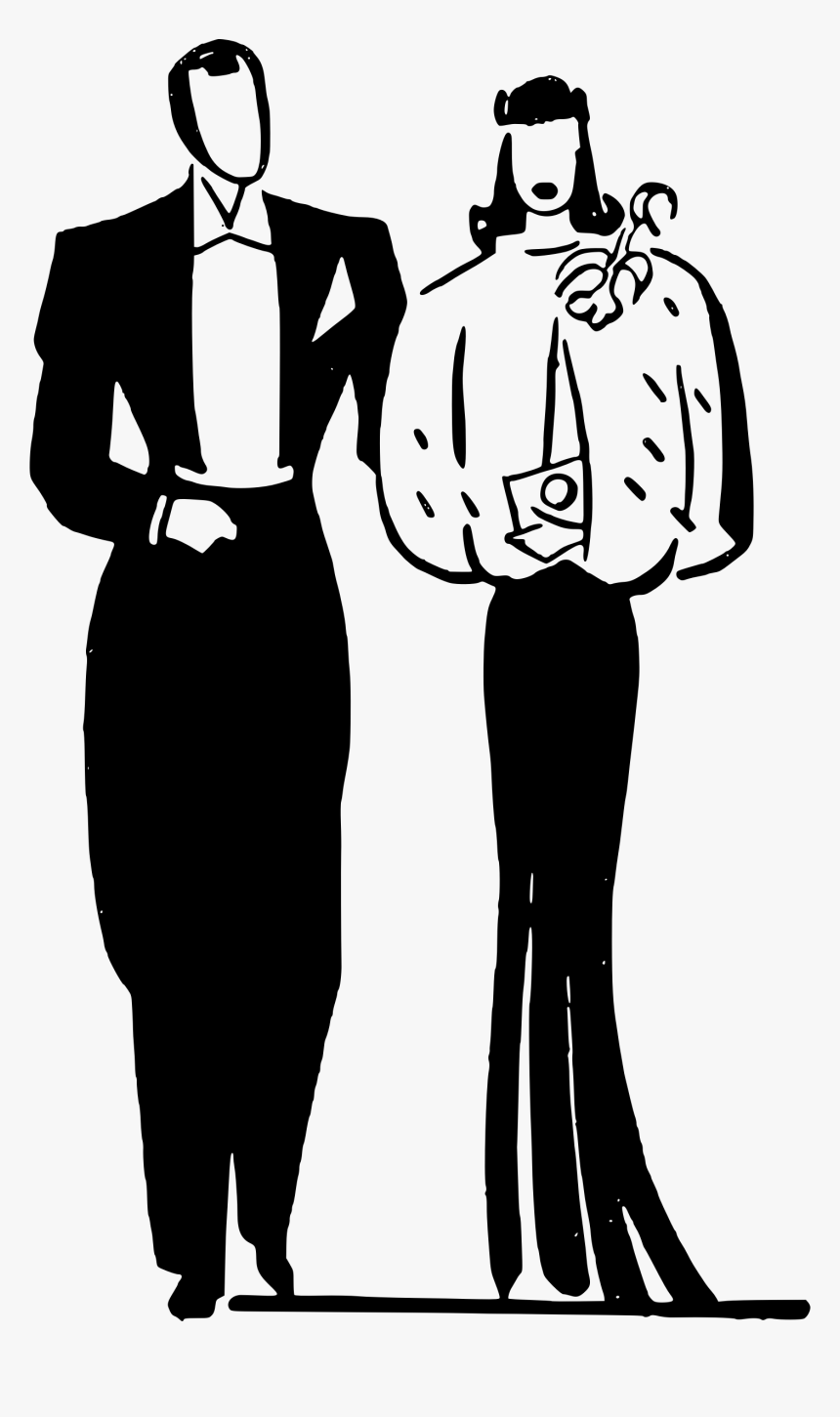 Party Couple Clip Arts - Best Dressed Clip Art, HD Png Download