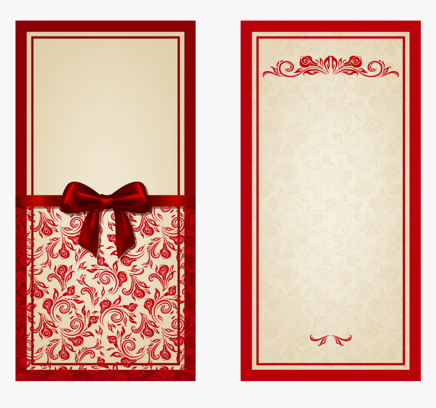 Clip Art Invitation Template Red Vine - Plantillas Para Tarjetas De Invitacion, HD Png Download