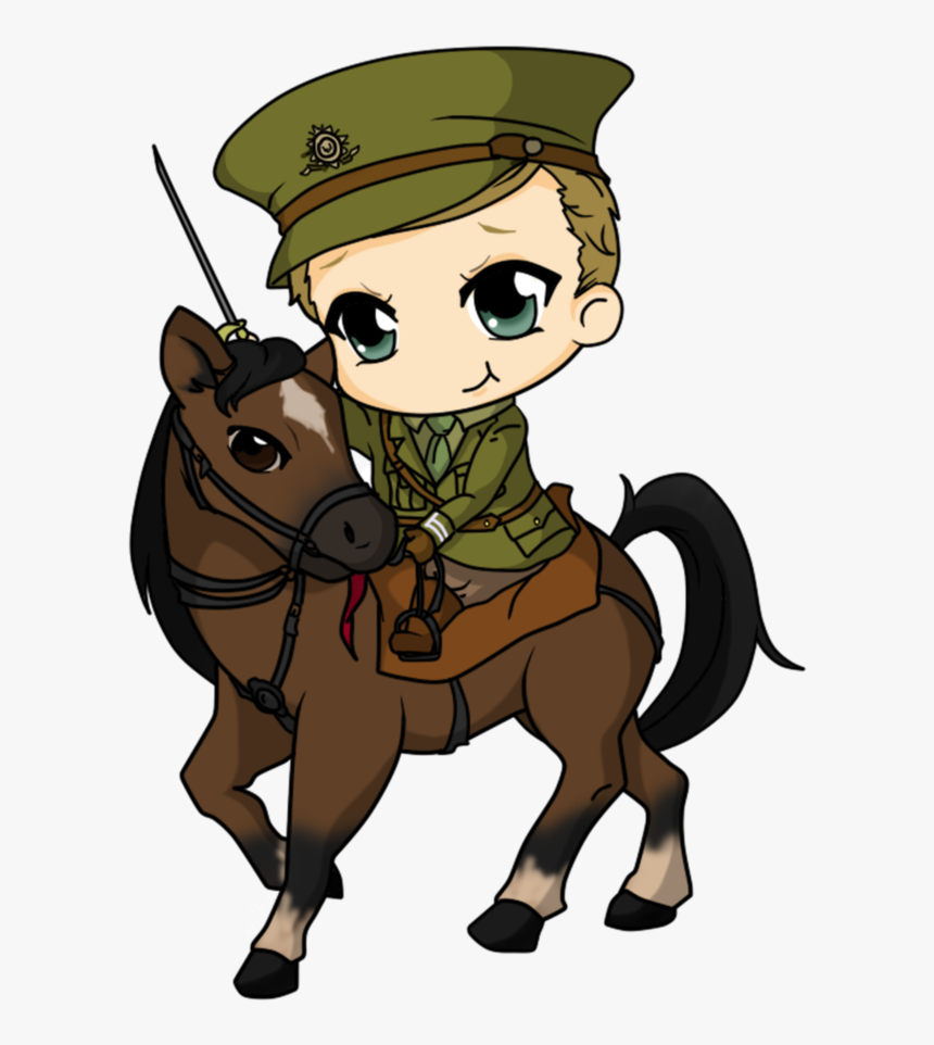 War Horse By Mibu No Ookami - Chibi Prince On Horse, HD Png Download