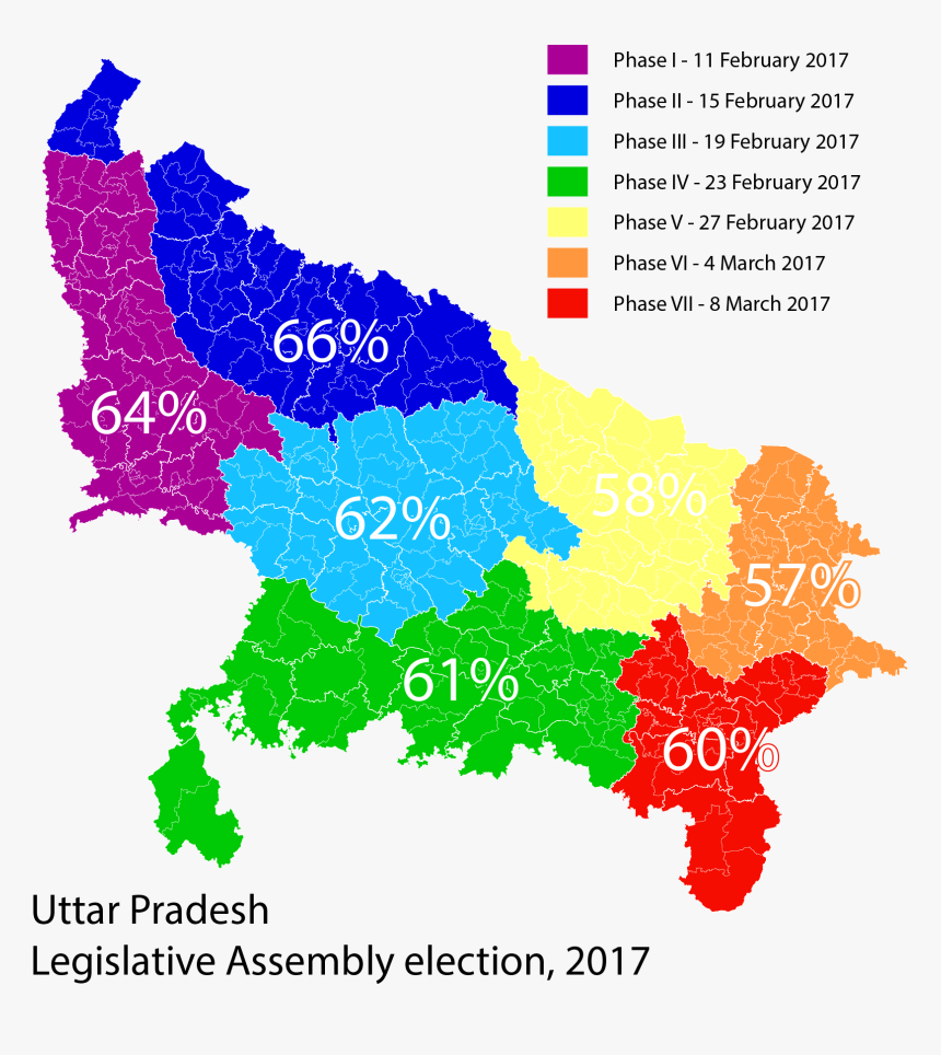 Uttar Pradesh Election Results, HD Png Download