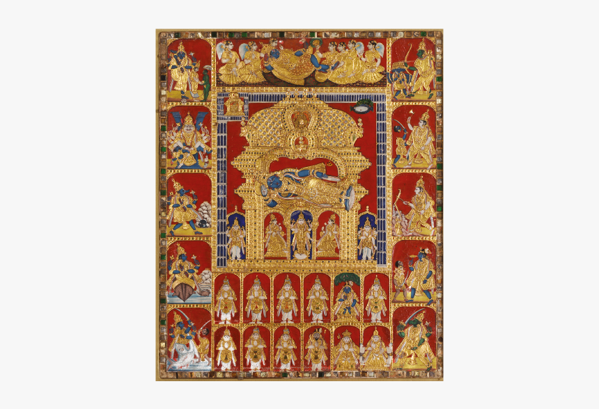 Sri Ranganatha Mysore Painting, HD Png Download