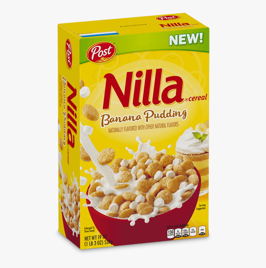 Clip Art Cereal With Banana - Nilla Banana Pudding Cereal, HD Png Download