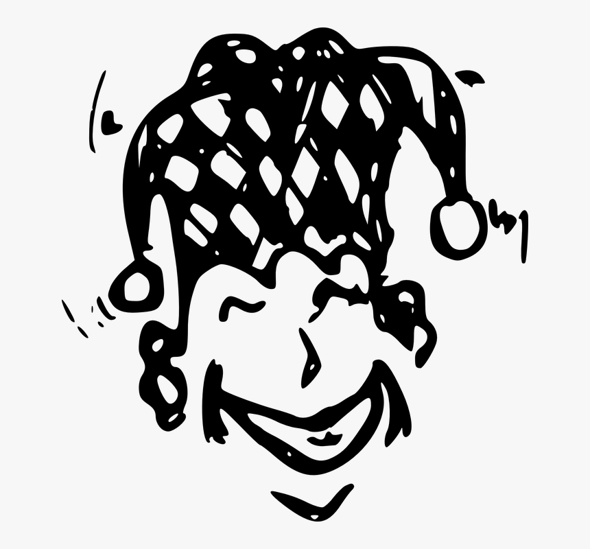 Jester, Joker, Jolly, Clown, Funny - Joker Clip Art, HD Png Download