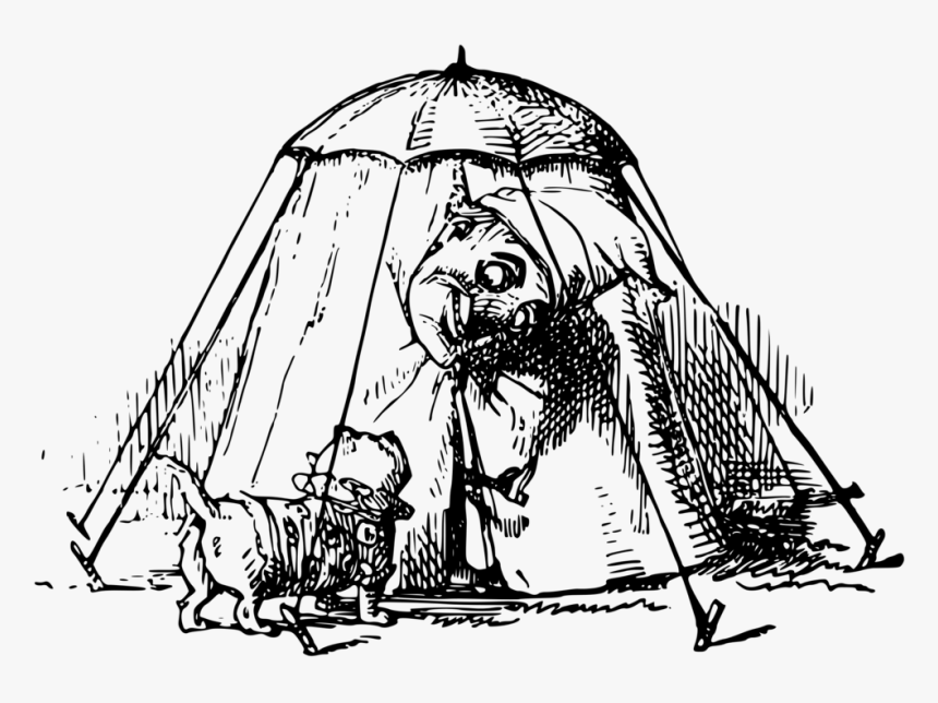 Line Art,art,monochrome Photography - Circus Tent Drawing Png, Transparent Png