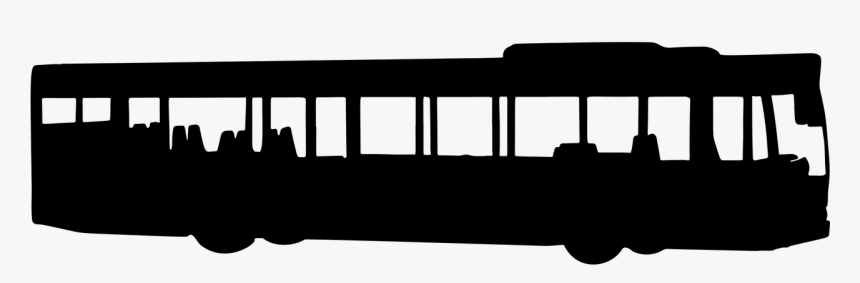 Transparent Bus Silhouette Png, Png Download